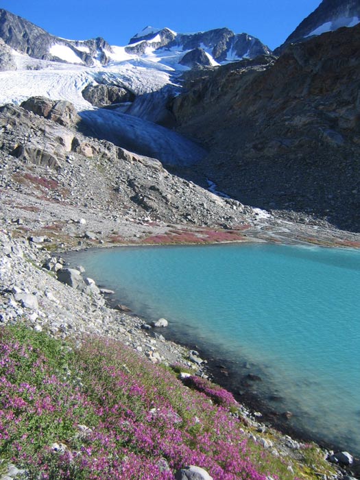 Wedge mt. Glacier a jezero