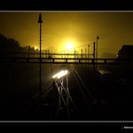 přesun lokomotivy v Berouně