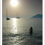 korsika - západ slunce v portu II