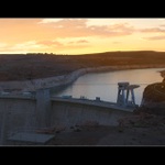 Večer nad priehradou