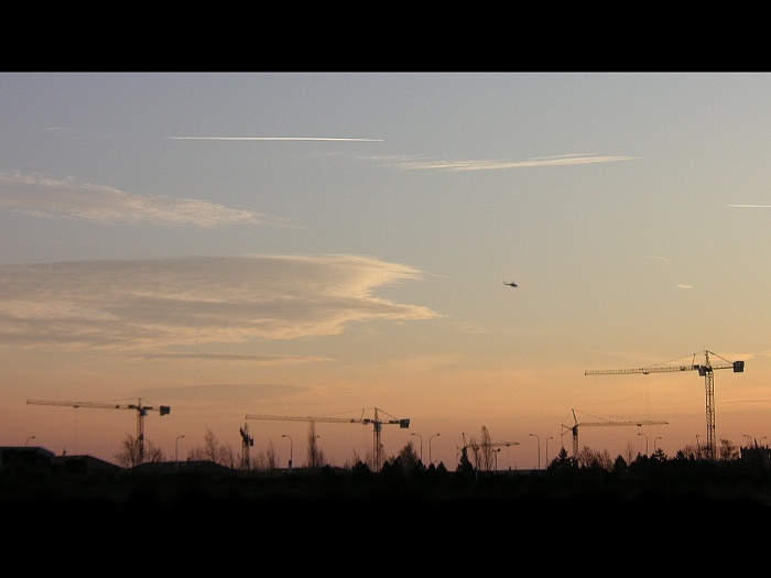 horizont rostoucí Prahy