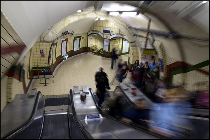 London Underground labyrinth - Piccadilly Circus