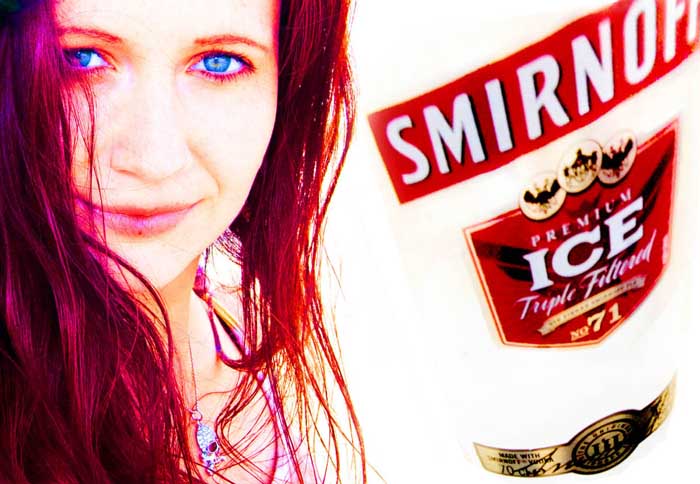 Smirnoff girl