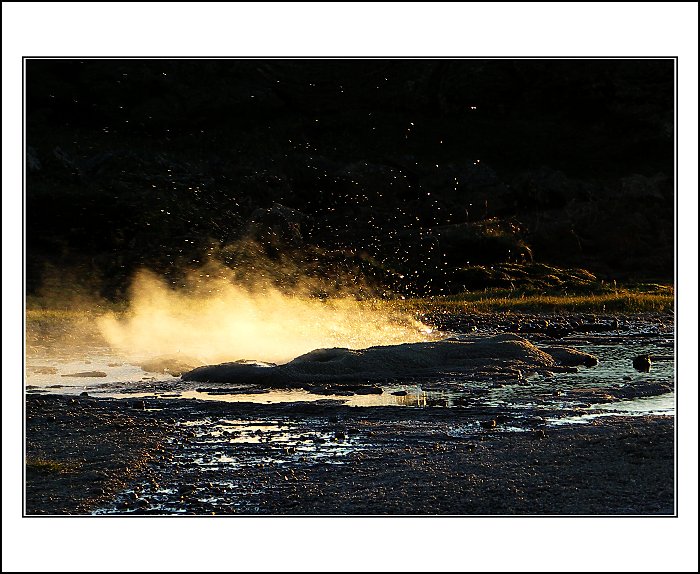 malý geysir