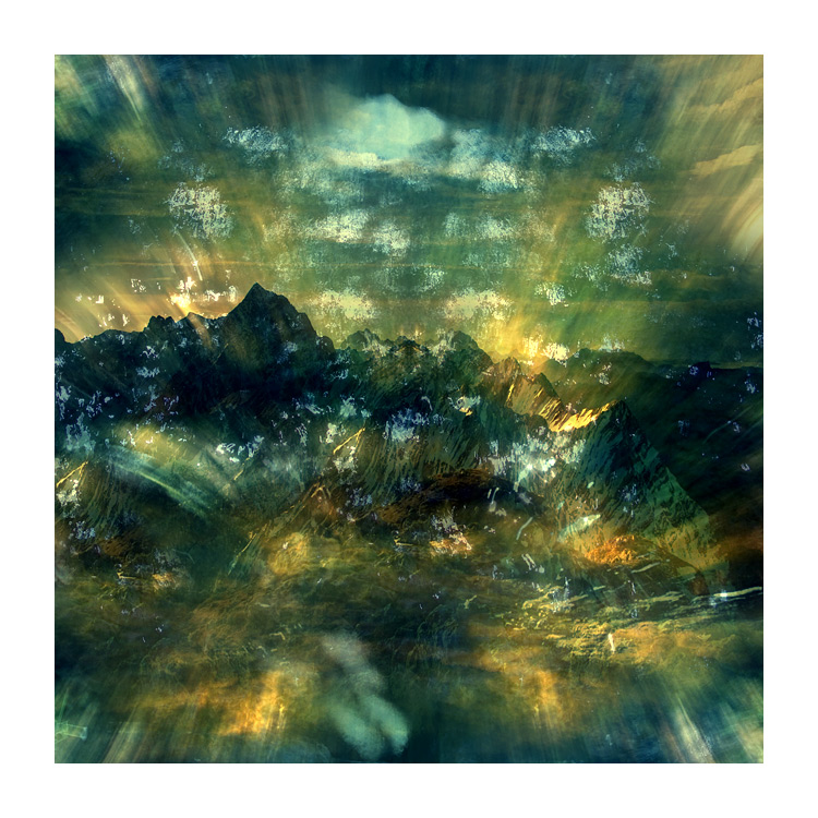 ...až na vrcholky hor...