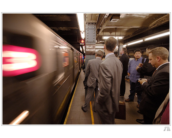 ...Wall Street Subway...