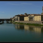 Florencie z pohledu řeky Arno