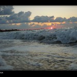 Východ slunce na Djerbě.