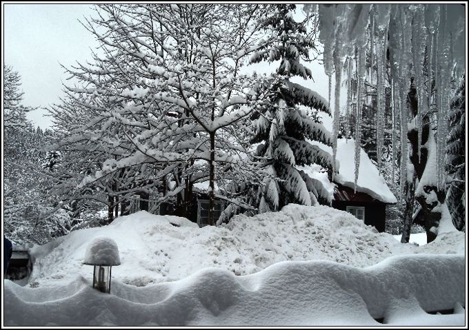 Letošní únor v Krkonoších