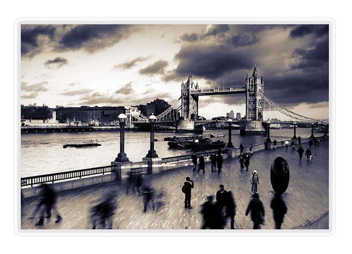 Pohyb pri Tower Bridge