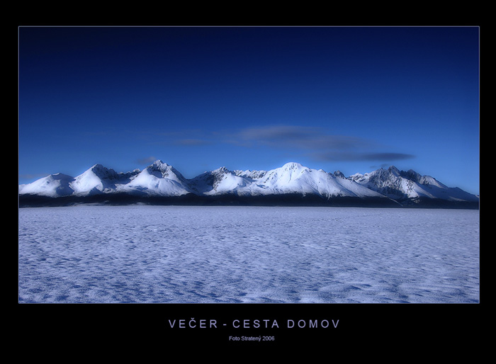 Večer - cesta domov