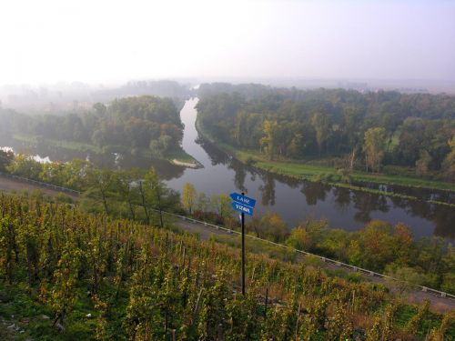 soutok Vltavy a Labe v Mělníku