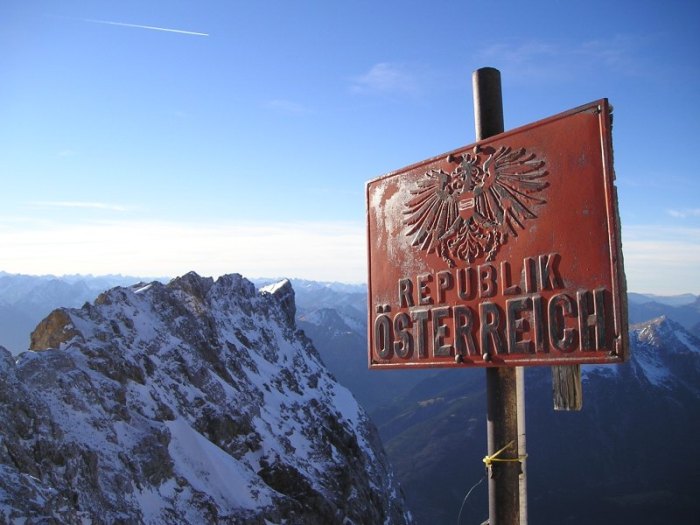 Pod vrcholem Zugspitze