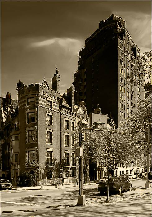Corner house........