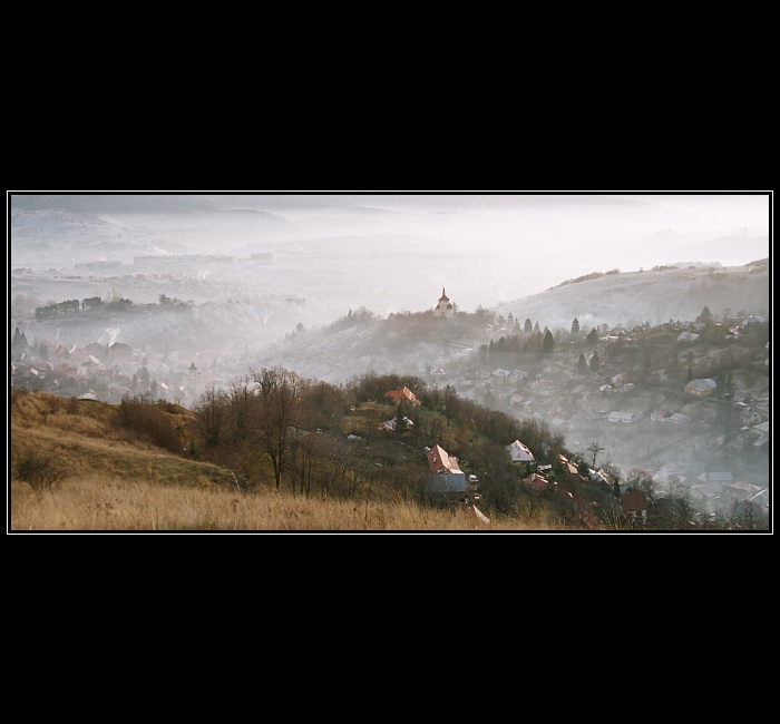 pohľad na Banskú Štiavnicu