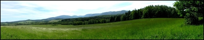 Panorama jizerských hor