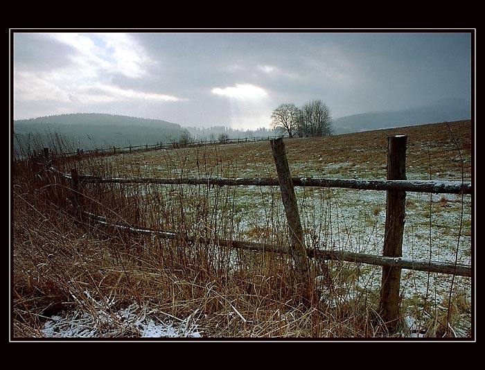 Nálada šumavského večera
