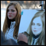 Nechala se namalovat...