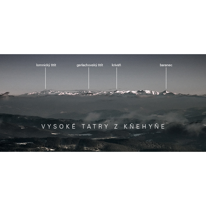 vysoké tatry z kněhyně