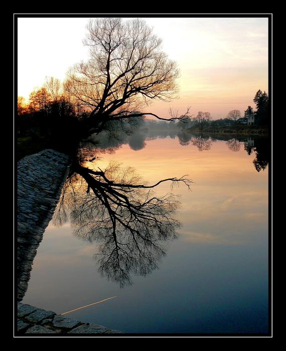 Západ nad Berounkou