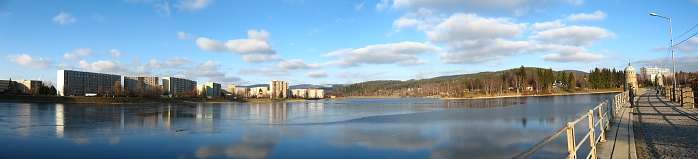 Panorama jablonecké přehrady
