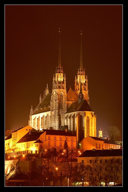 krásy nočního Brna