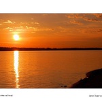 Zapad slnka na Dunaji