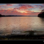 Červená záře nad Hlohovcem