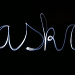 Pokus,psáno baterkou