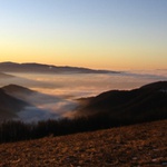 Východ slunce v horách