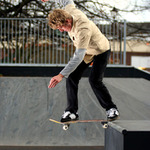 zimny skateboarding v UK