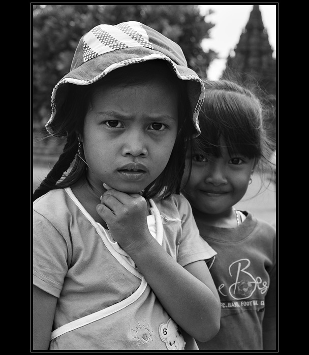 Kukačky před Prambananem