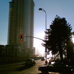ráno ve Vancouveru