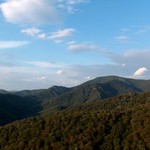 Výhľad z Uhrovského hradu