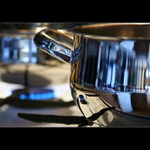 Zakřivený prostor kuchyně