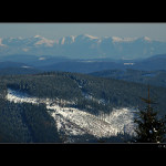 Pohoří Fatry z Pusteven v Beskydech