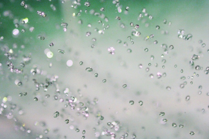 Not in rivers, but in drops