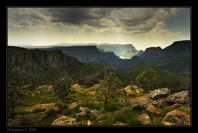 Blyde River Canyon - před bouřkou
