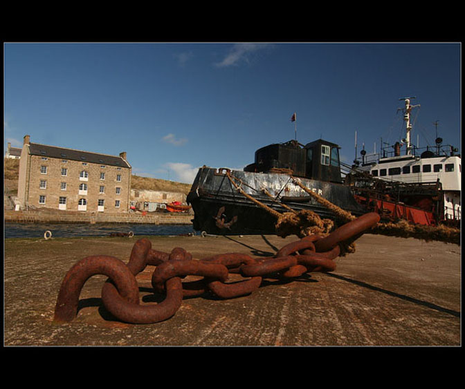 Burghead harbor