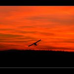 Nejkrásnější západy jsou stejně na letišti