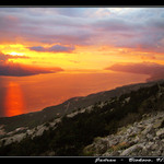 pobřeží Makarské z Biokova