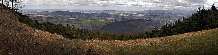 Panorama z Velkého Javorníku
