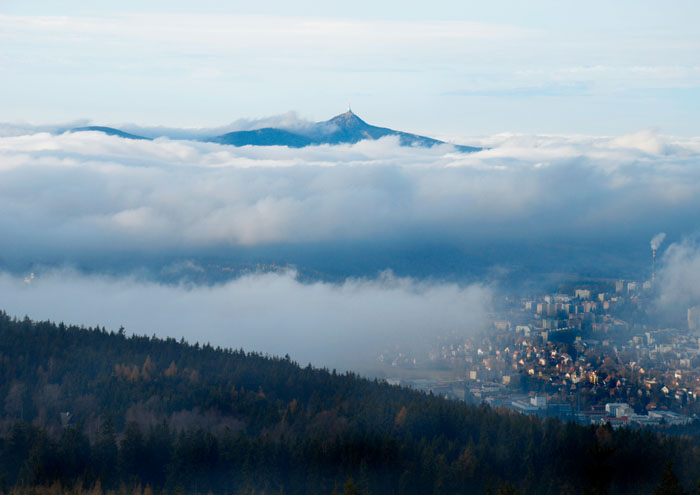 Inverze nad Jabloncem n.N.