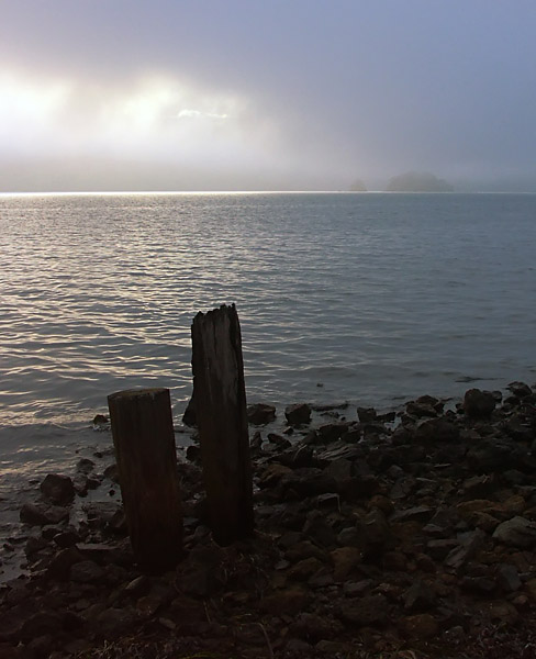 Odpolední opar nad zátokou