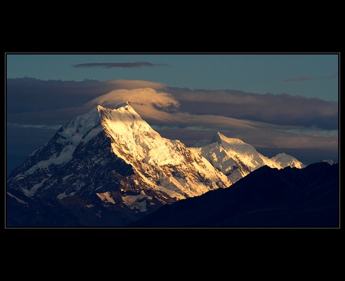 Mount Cook 3754m n.m. - Nový Zéland