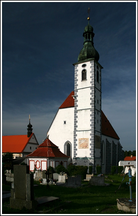Kostel v Kájově - náladovka