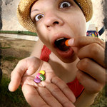 lentilky, barevný svět v hrsti :)