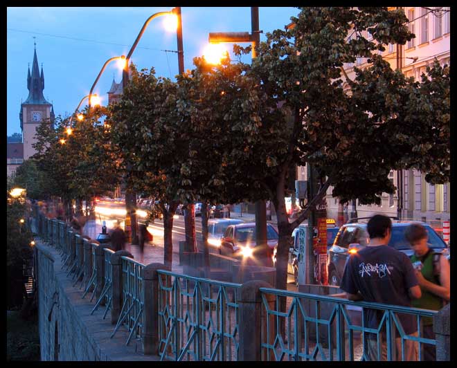 night prague