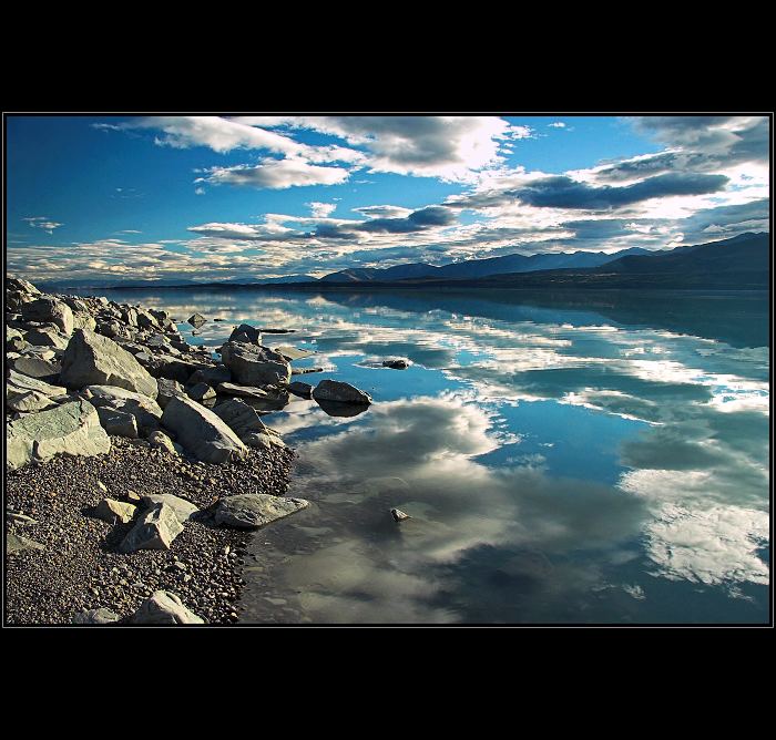 Jezero Pukaki - Nový Zéland