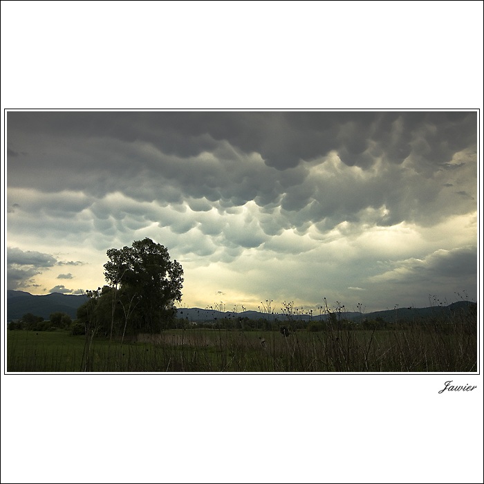 Divné oblaky = cumulonimbus mammatus